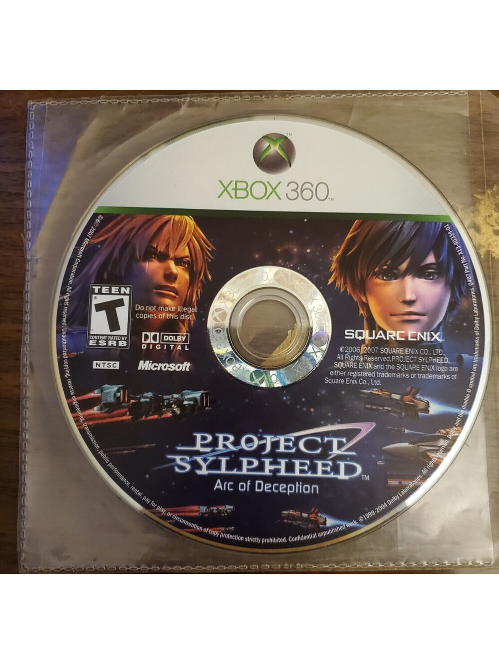 Project Sylpheed: Arc of Deception (Microsoft Xbox 360 2007) READ CONDITION